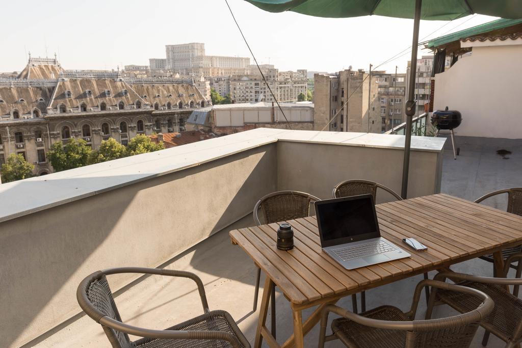 Rooftop Terrace Apartment Bucureşti Eksteriør bilde